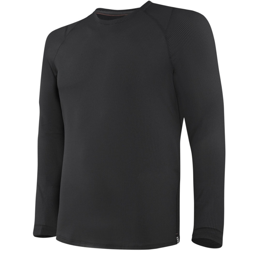 Saxx Quest Long Sleeve Crew Black 2